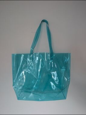 St. Tropez Transparent Teal Tote Bag